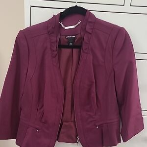 White House Black Market Plum Blazer